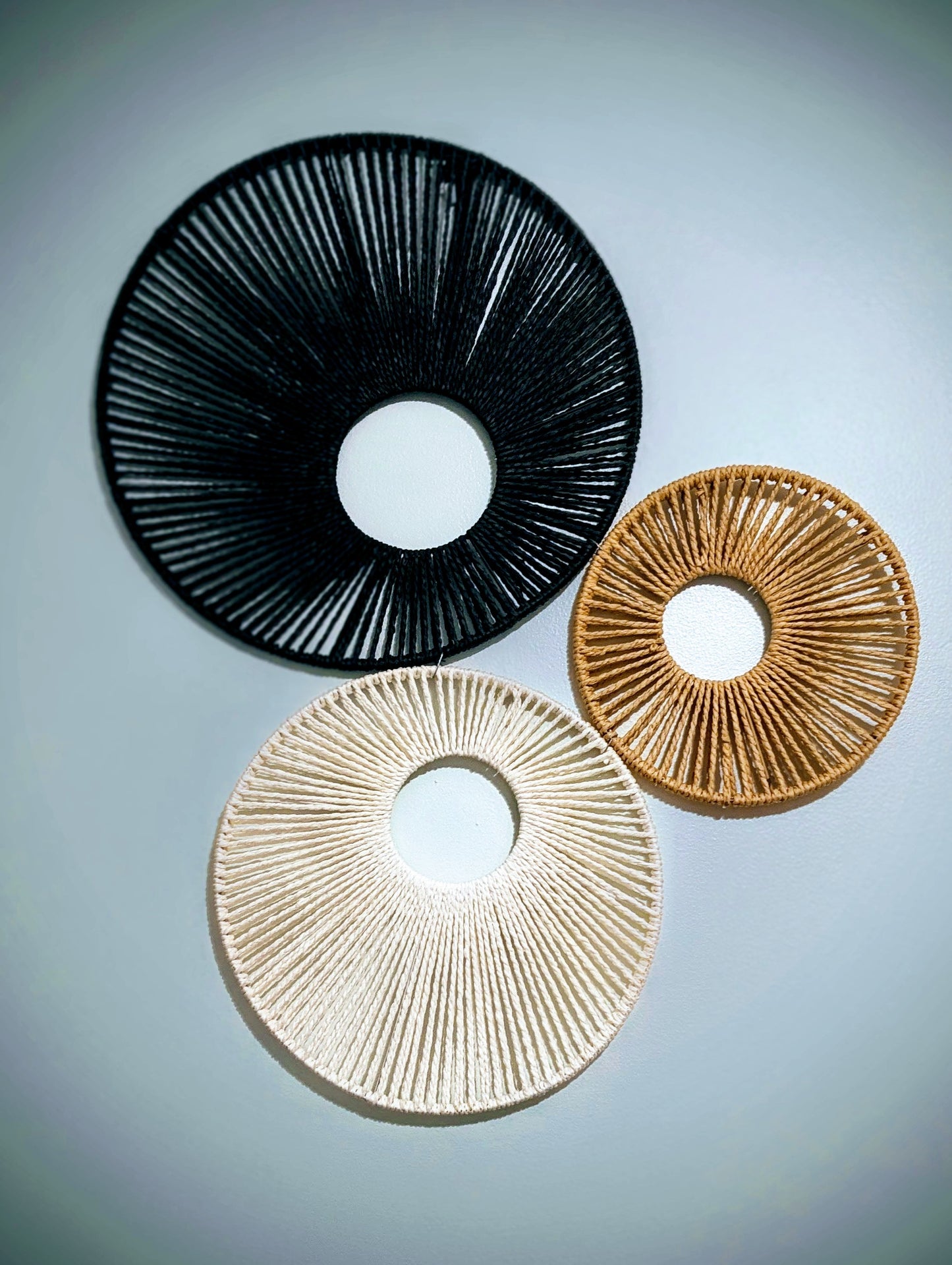 Tri-Color Woven Wall Décor Set