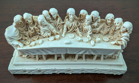 The Last Supper - Hand Carved Stone Figurine