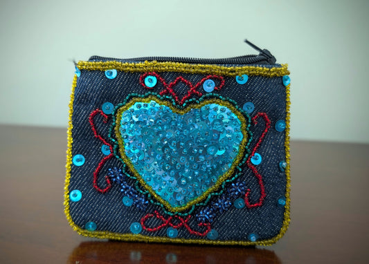 Dantor Veve Beaded Jean Wallet