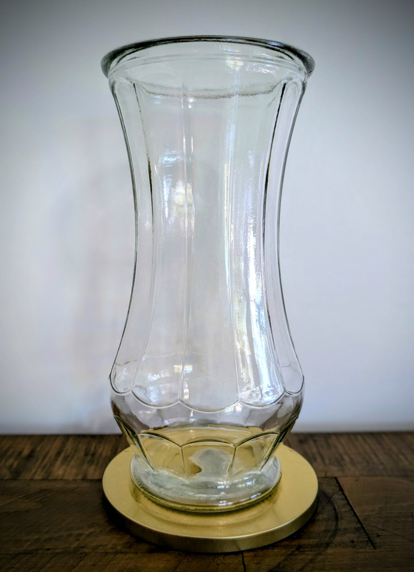 Dual Choke Ribbed Vase