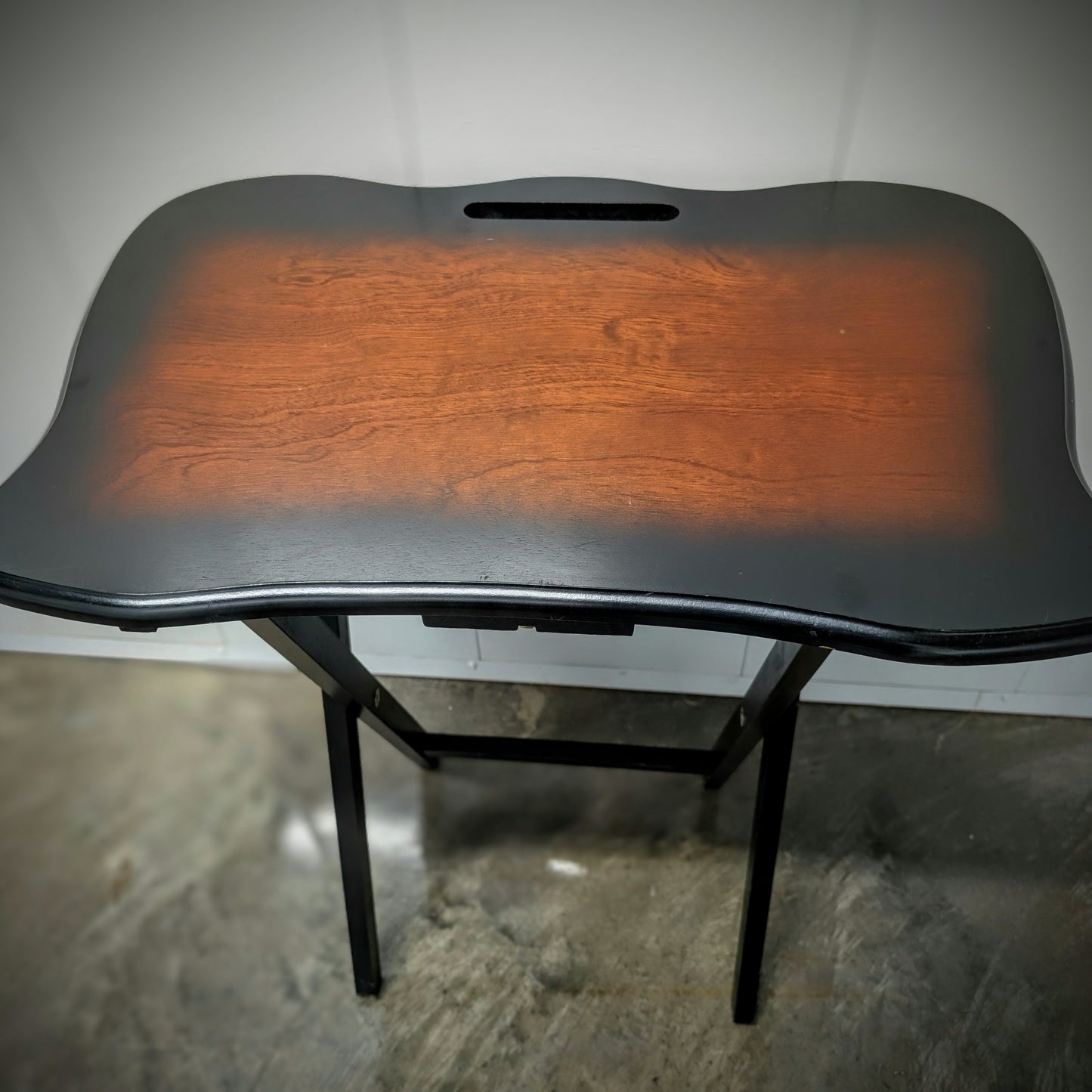 Set of 4 TV Dinner Tables with Storage